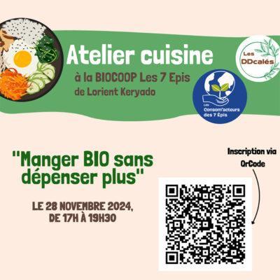 Atelier cuisine étudiants