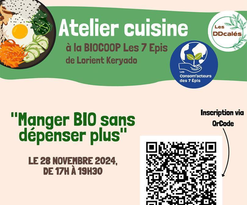 Atelier cuisine étudiants